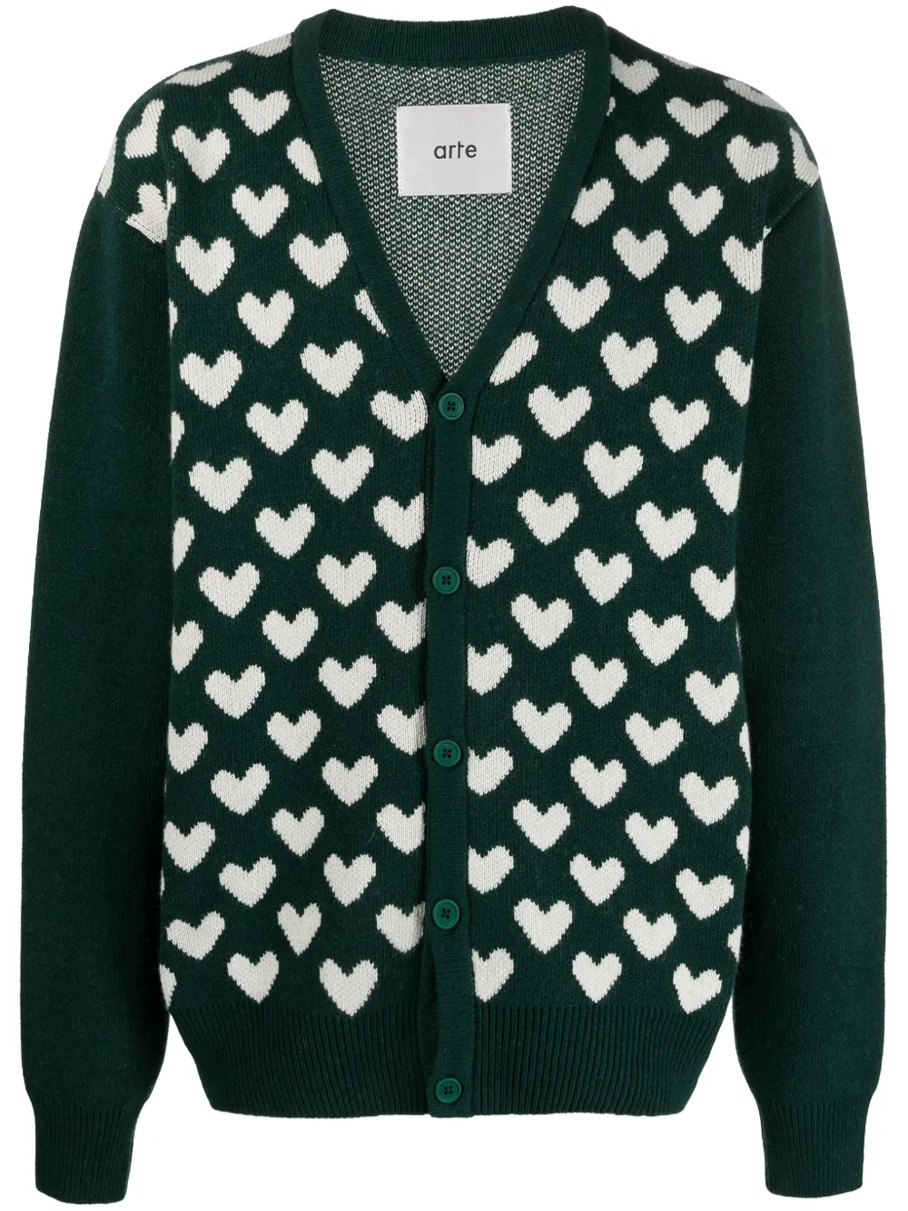 Кардиган с V-образным вырезом Arte Antwerp, зеленый
Кардиган с V-образным вырезом Arte Antwerp, зеленый