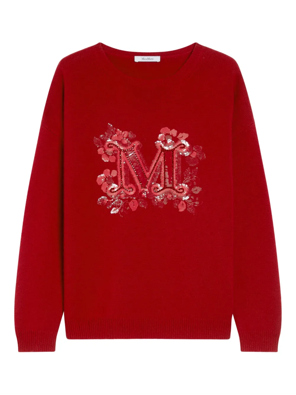 Джемпер, украшенный пайетками MAX MARA, красный
Джемпер, украшенный пайетками MAX MARA, красный