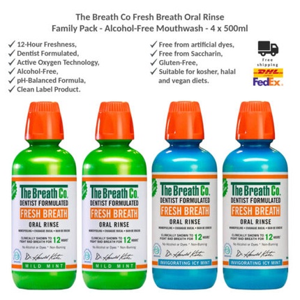 Ополаскиватель для полости рта Fresh Breath без спирта The Breath Co
Ополаскиватель для полости рта Fresh Breath без спирта The Breath Co