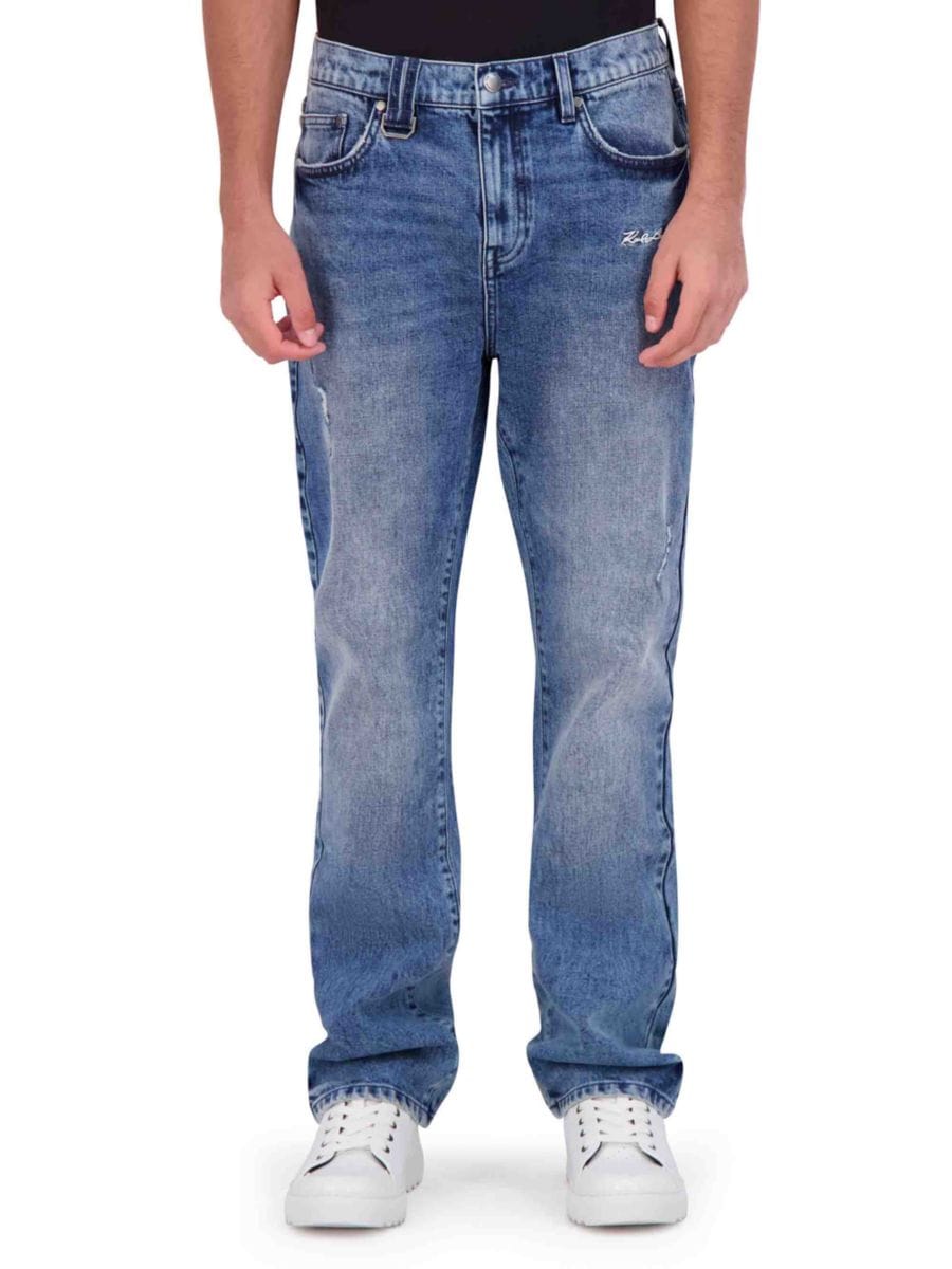 Потертые джинсы Karl Lagerfeld Paris, синий
Потертые джинсы Karl Lagerfeld Paris, синий