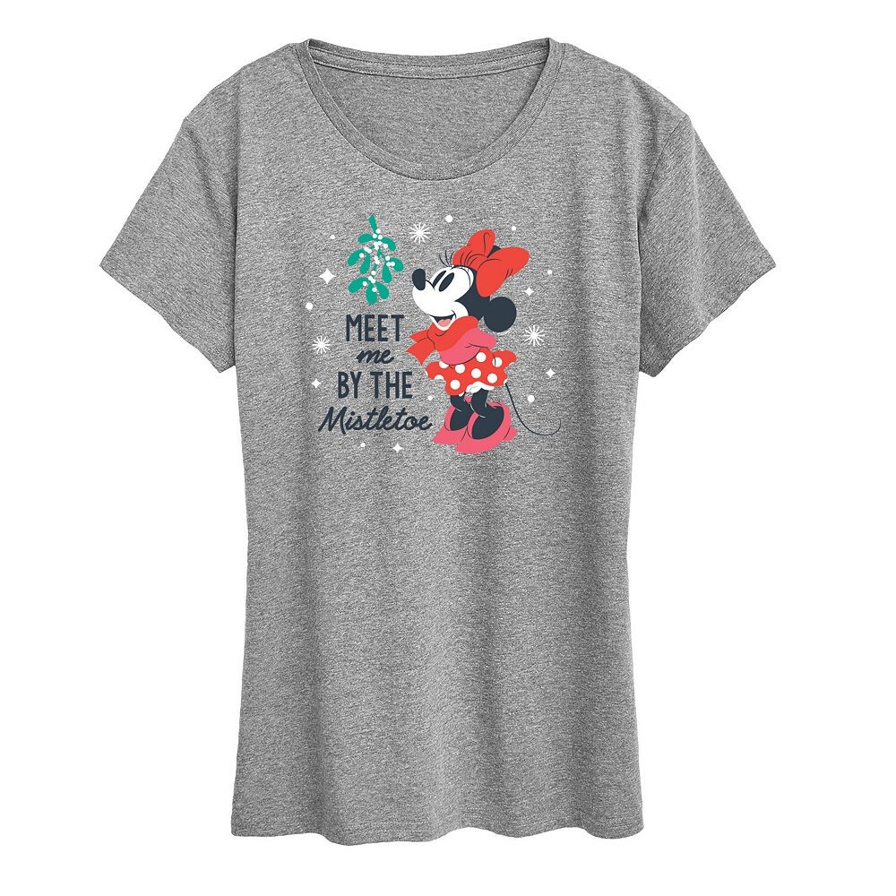 Женская футболка с рисунком Минни Маус Disney's Minnie By The Mistletoe Licensed Character, цвет Heather Gray
Женская футболка с рисунком Минни Маус Disney's Minnie By The Mistletoe Licensed Character, цвет Heather Gray