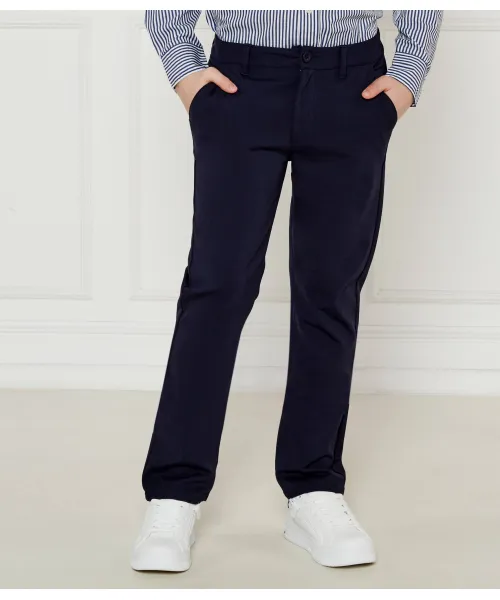 Брюки с миланским швом_церемония Regular fit Guess, синий
Брюки с миланским швом_церемония Regular fit Guess, синий