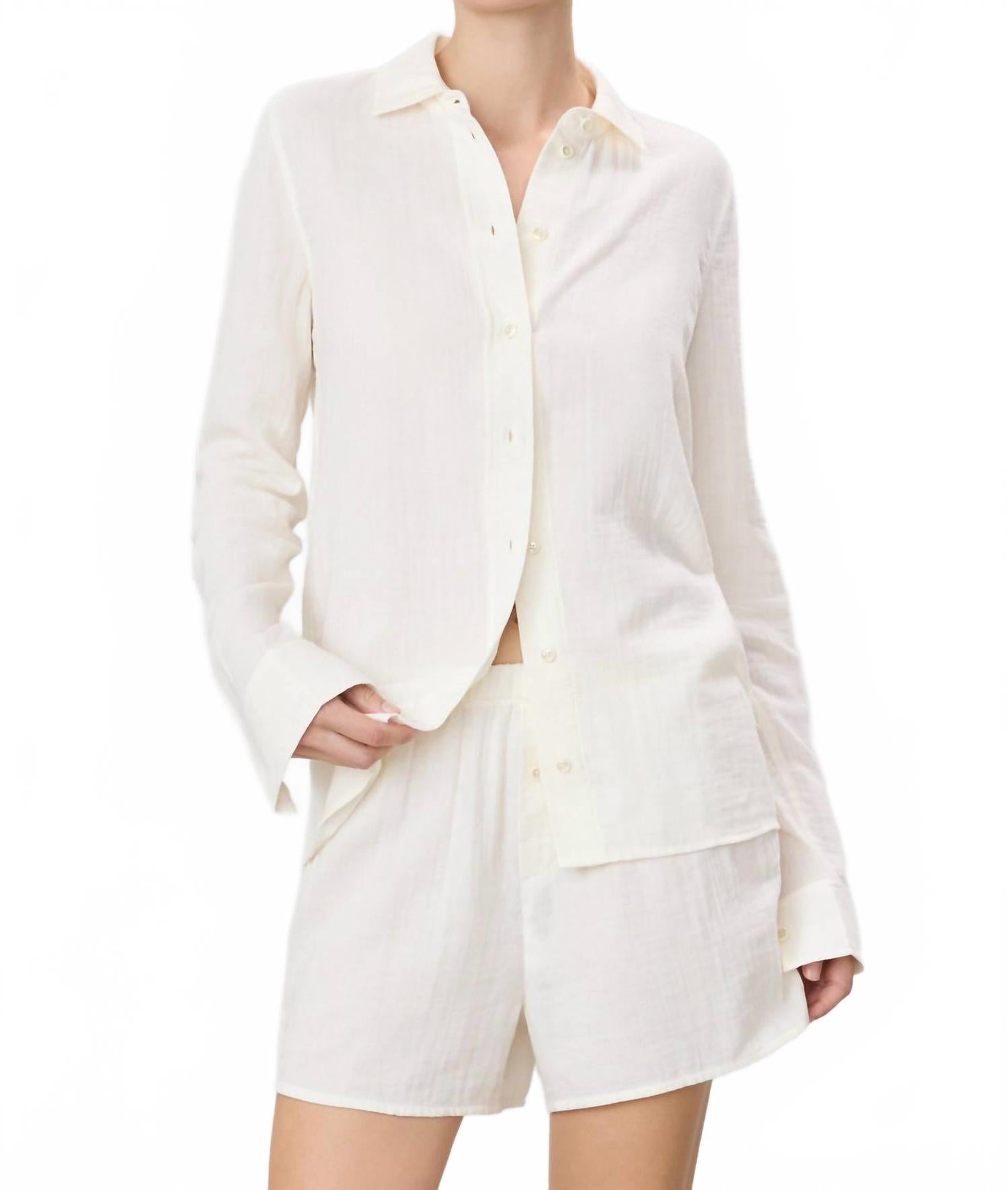 Топ Constance с длинными рукавами в цвете айвори Eterne, слоновая кость
Топ Constance с длинными рукавами в цвете айвори Eterne, слоновая кость