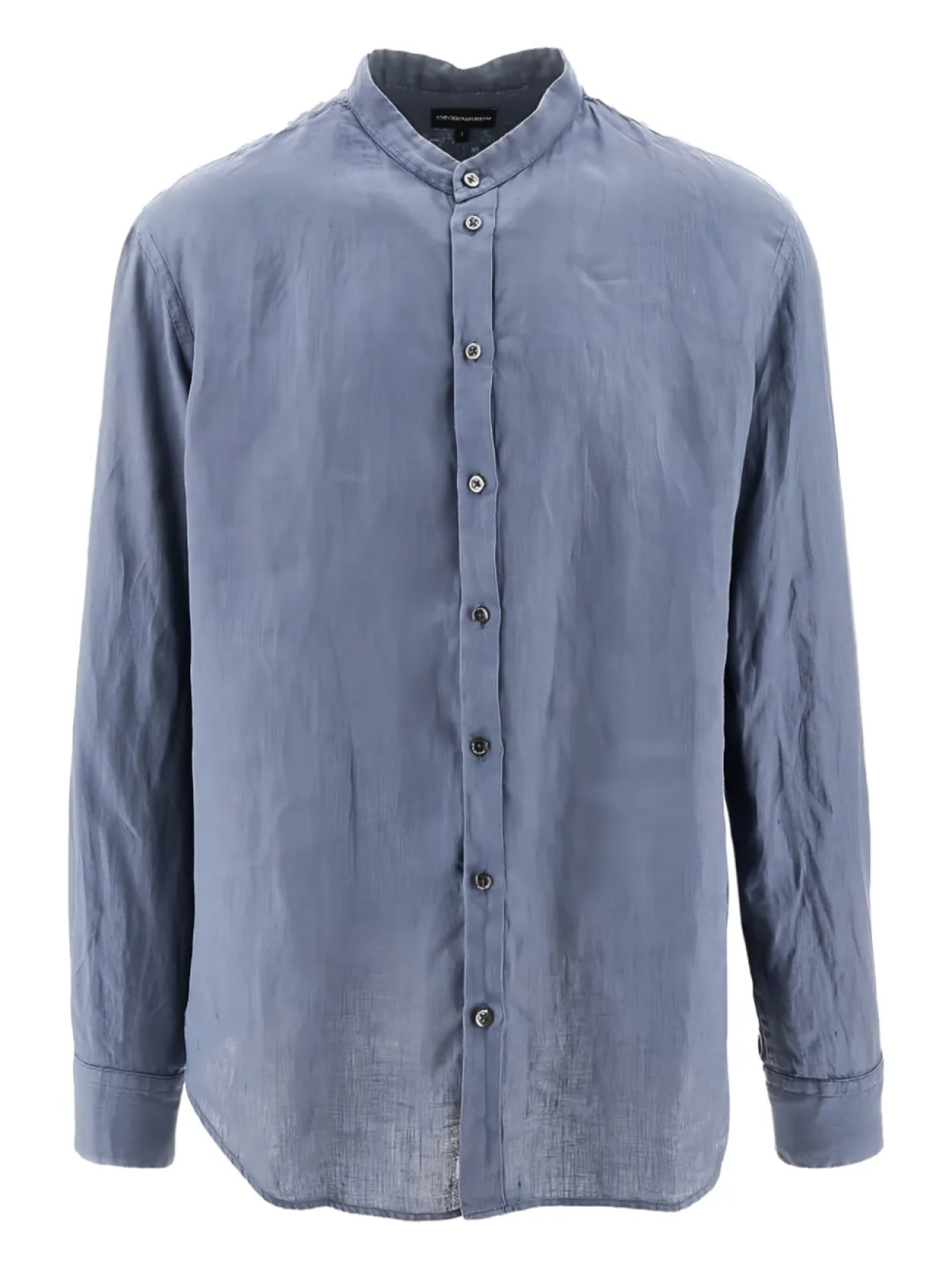 Рубашка Emporio Armani без воротника с длинными рукавами, синий
Рубашка Emporio Armani без воротника с длинными рукавами, синий