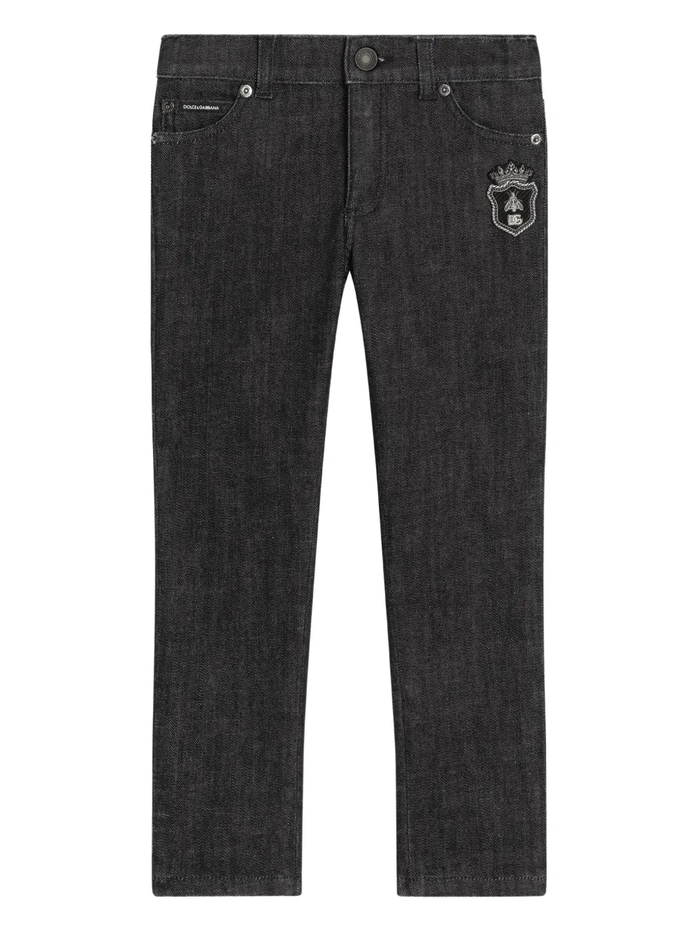 Джинсы с вышивкой Dolce & Gabbana Kids, серый
Джинсы с вышивкой Dolce & Gabbana Kids, серый