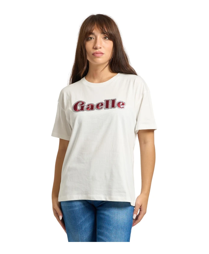 Женская футболка с логотипом, украшенным стразами, белая. Gaã«Lle Paris, белый
Женская футболка с логотипом, украшенным стразами, белая. Gaã«Lle Paris, белый