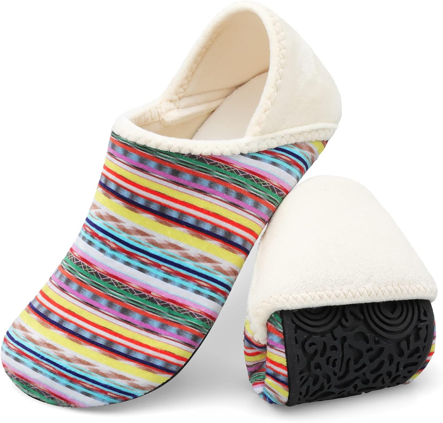 Домашние тапочки XIHALOOK для женщин и мужчин, уютные носочные тапочки с мягкой резиновой подошвой, для дома и улицы, 3 Colorful
Домашние тапочки XIHALOOK для женщин и мужчин, уютные носочные тапочки с мягкой резиновой подошвой, для дома и улицы, 3 Colorful