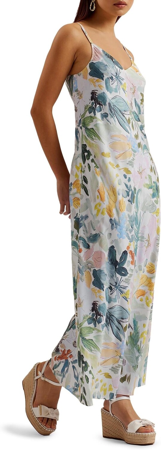 Платье Ted Baker Adamela Double Layer Slip Midi Dress, слоновая кость
Платье Ted Baker Adamela Double Layer Slip Midi Dress, слоновая кость
