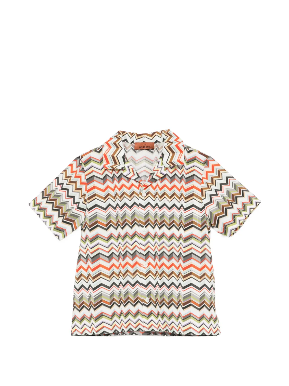 Рубашка с зигзагообразным узором Missoni Kids, бежевый
Рубашка с зигзагообразным узором Missoni Kids, бежевый