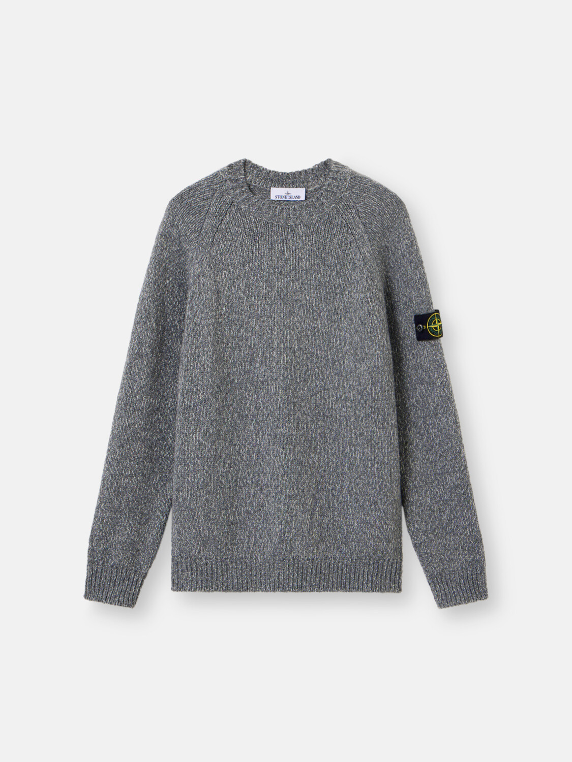 Свитер с круглым вырезом и рукавами реглан Stone Island 5100050 FANCY YARN MOULINÉ WOOL, Cement Melange
Свитер с круглым вырезом и рукавами реглан Stone Island 5100050 FANCY YARN MOULINÉ WOOL, Cement Melange