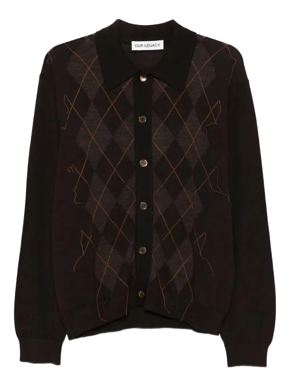 Вечерний кардиган Our Legacy, коричневый
Вечерний кардиган Our Legacy, коричневый