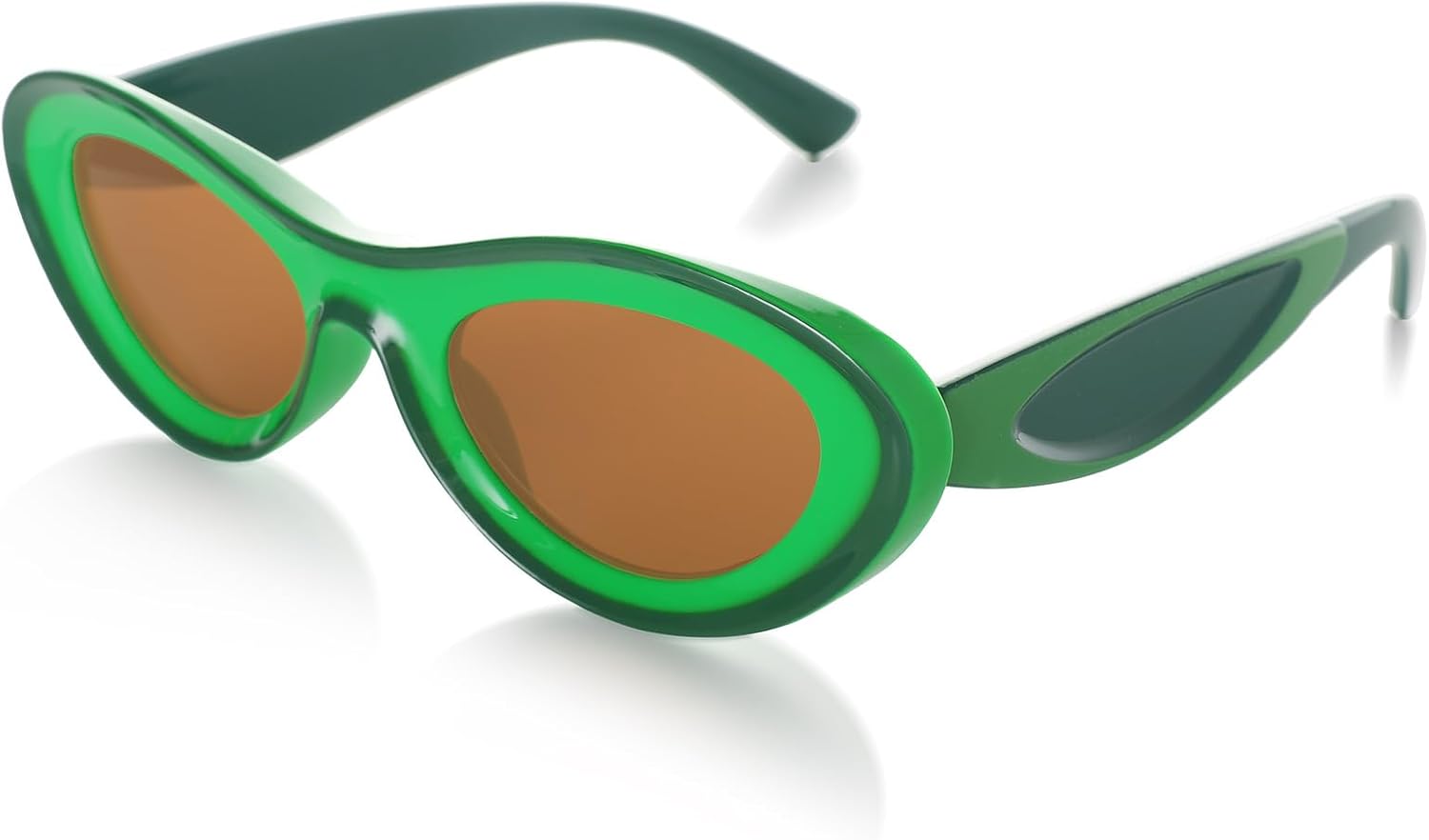 Ретро-солнцезащитные очки овальной формы для женщин и мужчин, классические узкие солнцезащитные очки в стиле 90-х с защитой от УФ-излучения UV400 и антибликовым покрытием Thryvox, Green
Ретро-солнцезащитные очки овальной формы для женщин и мужчин, классические узкие солнцезащитные очки в стиле 90-х с защитой от УФ-излучения UV400 и антибликовым покрытием Thryvox, Green