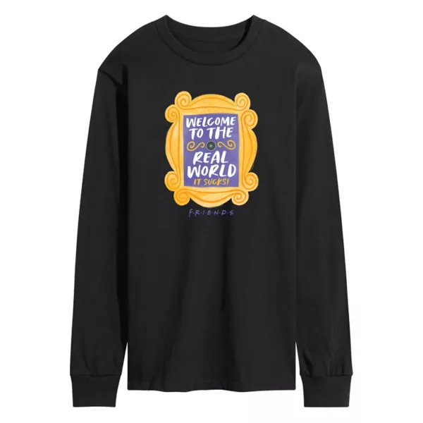 Мужская футболка с длинным рукавом и принтом «Друзья, добро пожаловать в реальный мир» Licensed Character, черный
Мужская футболка с длинным рукавом и принтом «Друзья, добро пожаловать в реальный мир» Licensed Character, черный