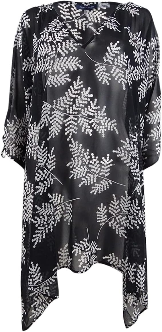 Женская пляжная накидка Tommy Hilfiger с принтом и открытыми плечами, Black
Женская пляжная накидка Tommy Hilfiger с принтом и открытыми плечами, Black