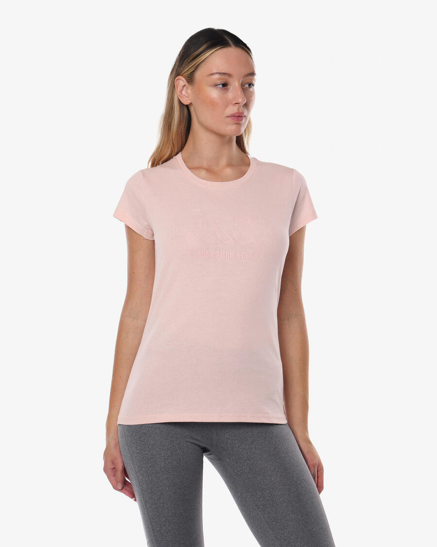 JAKED Женская хлопковая футболка для фитнеса пудрово-розового цвета
JAKED Женская хлопковая футболка для фитнеса пудрово-розового цвета