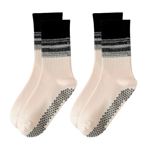 Женские носки с градиентом и резинкой, 2 пары, нескользящая подошва для дома или студии Anna-Kaci, Black And White
Женские носки с градиентом и резинкой, 2 пары, нескользящая подошва для дома или студии Anna-Kaci, Black And White