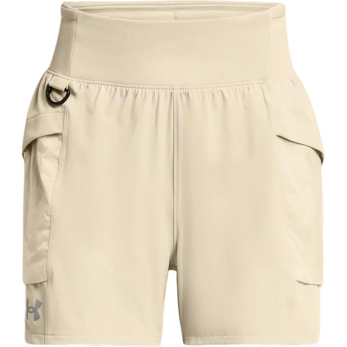 Повседневные шорты женские цвета хаки-серый Under Armour 
Повседневные шорты женские цвета хаки-серый Under Armour