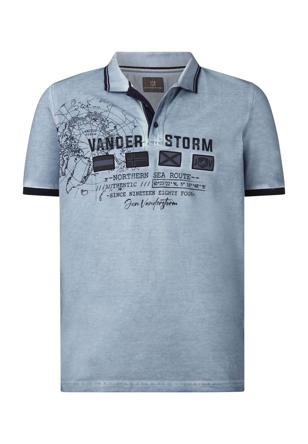 Рубашка-поло ANTHONIS JAN VANDERSTORM, светло-синий
Рубашка-поло ANTHONIS JAN VANDERSTORM, светло-синий