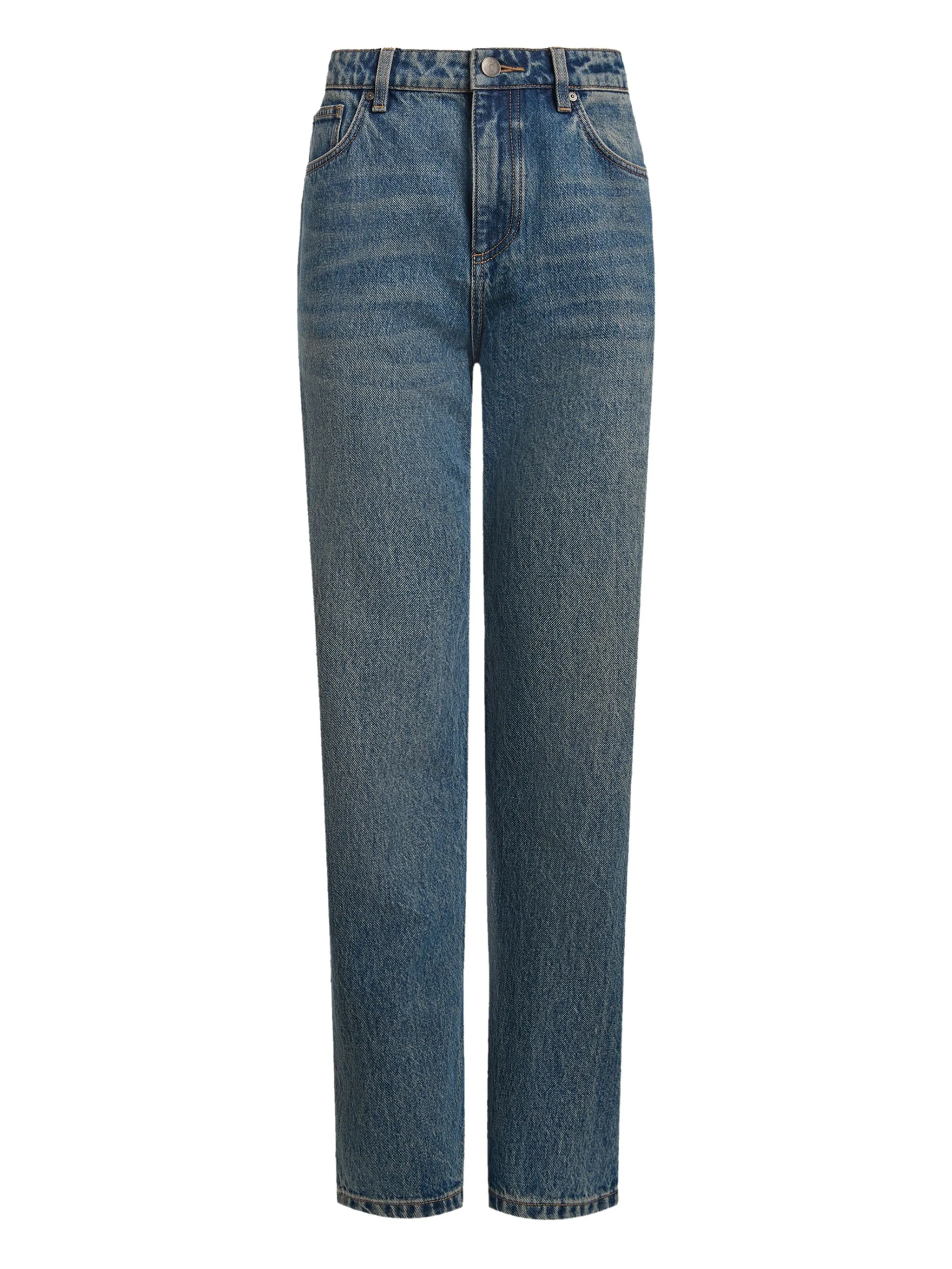 Прямые джинсы с завышенной талией 12 Storeez, синий
Прямые джинсы с завышенной талией 12 Storeez, синий