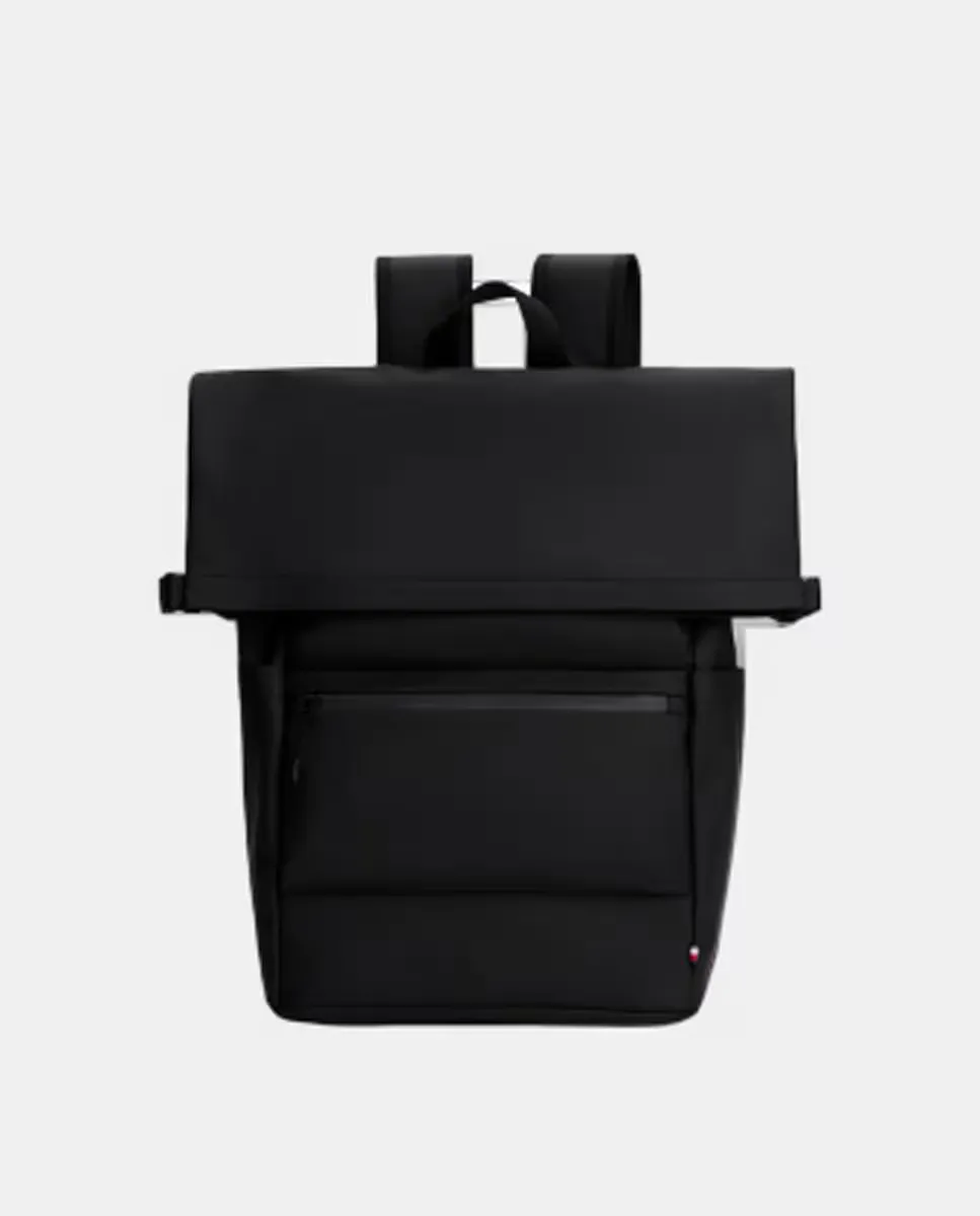 Мужская рюкзак из экокожи в стиле роллтоп Tommy Hilfiger, черный
Мужская рюкзак из экокожи в стиле роллтоп Tommy Hilfiger, черный