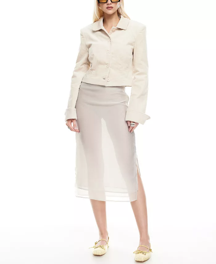 Женская юбка миди Paradise с боковыми разрезами Lioness, коричневый/бежевый
Женская юбка миди Paradise с боковыми разрезами Lioness, коричневый/бежевый