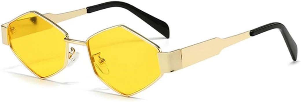 Солнцезащитные очки с защитой UV400 | Металлическая оправа, панк, градиентные линзы | Для женщин и мужчин, для занятий спортом на открытом воздухе и вождения DSVIGF, Golden Yellow
Солнцезащитные очки с защитой UV400 | Металлическая оправа, панк, градиентные линзы | Для женщин и мужчин, для занятий спортом на открытом воздухе и вождения DSVIGF, Golden Yellow