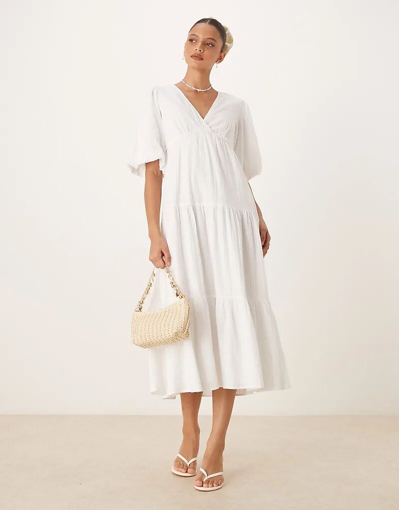 Платье миди «Roselena» от Nobody's Child белого цвета
Платье миди «Roselena» от Nobody's Child белого цвета