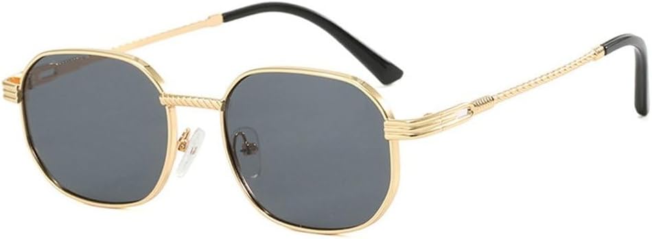 Ретро-солнцезащитные очки в маленькой квадратной металлической оправе для женщин, модные градиентные линзы, защита от УФ-излучения UV400, панк-очки темно-зеленого цвета SKFGNX, Golden Gray
Ретро-солнцезащитные очки в маленькой квадратной металлической оправе для женщин, модные градиентные линзы, защита от УФ-излучения UV400, панк-очки темно-зеленого цвета SKFGNX, Golden Gray