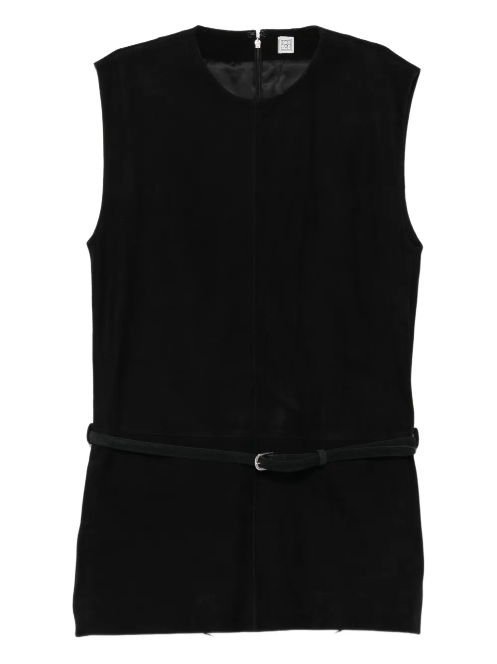 Замшевый топ с поясом Toteme, черный
Замшевый топ с поясом Toteme, черный