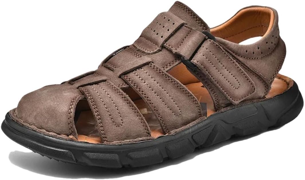 Мужские легкие обувь из натуральной кожи для улицы, удобные пляжные сандалии, модные повседневные гладиаторские кроссовки Generic, хаки
Мужские легкие обувь из натуральной кожи для улицы, удобные пляжные сандалии, модные повседневные гладиаторские кроссовки Generic, хаки