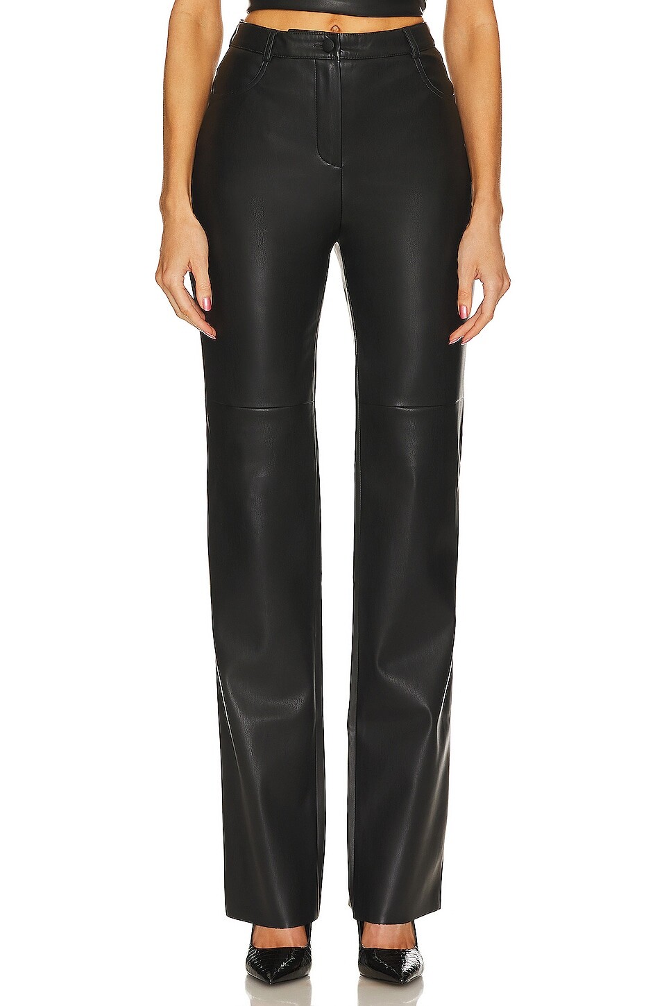 Брюки CULTNAKED Killa Faux Leather Trousers, черный 
Брюки CULTNAKED Killa Faux Leather Trousers, черный