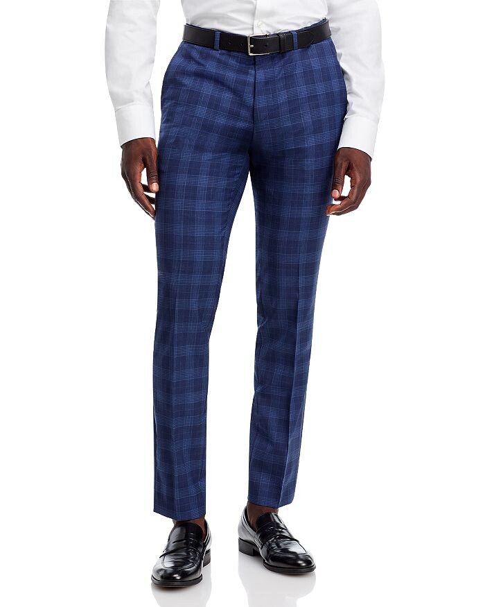 HUGO Hesten Костюмные брюки очень узкого кроя в клетку, синий
HUGO Hesten Костюмные брюки очень узкого кроя в клетку, синий