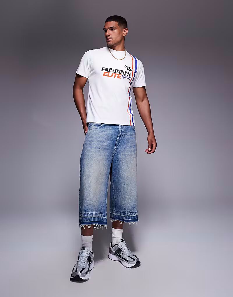 Футболка свободного кроя ASOS DESIGN белого цвета со спортивной графикой
Футболка свободного кроя ASOS DESIGN белого цвета со спортивной графикой