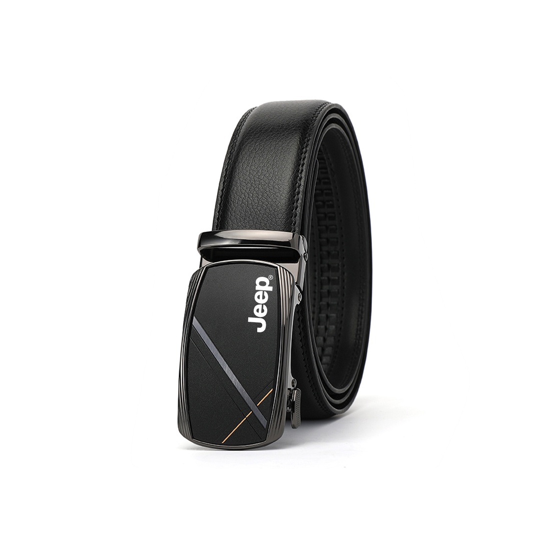 Кожаный ремень из спилка унисекс 3,5 см Jeep, черный
Кожаный ремень из спилка унисекс 3,5 см Jeep, черный