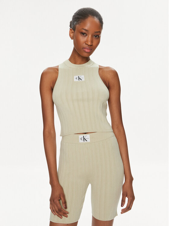 Топ приталенного кроя Calvin Klein, зеленый
Топ приталенного кроя Calvin Klein, зеленый