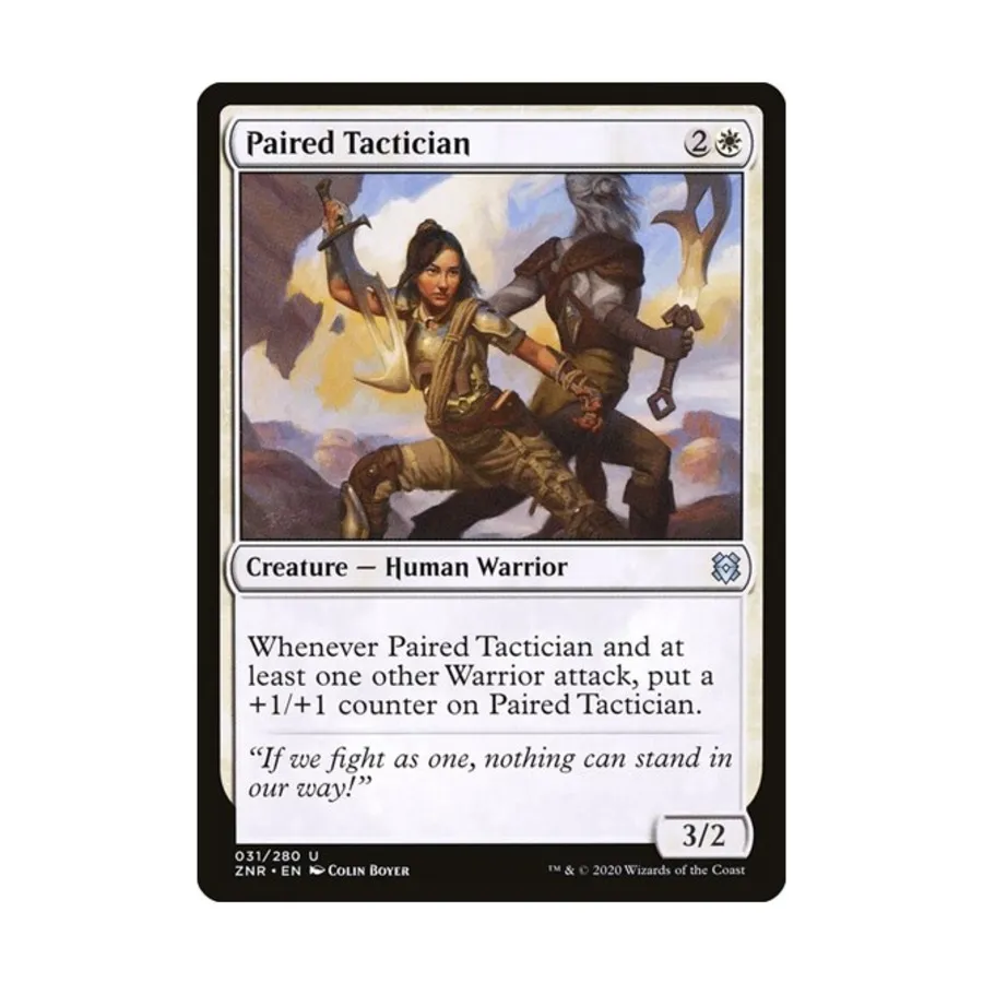 CCG Парный тактик (U), MTG - Zendikar Rising
CCG Парный тактик (U), MTG - Zendikar Rising