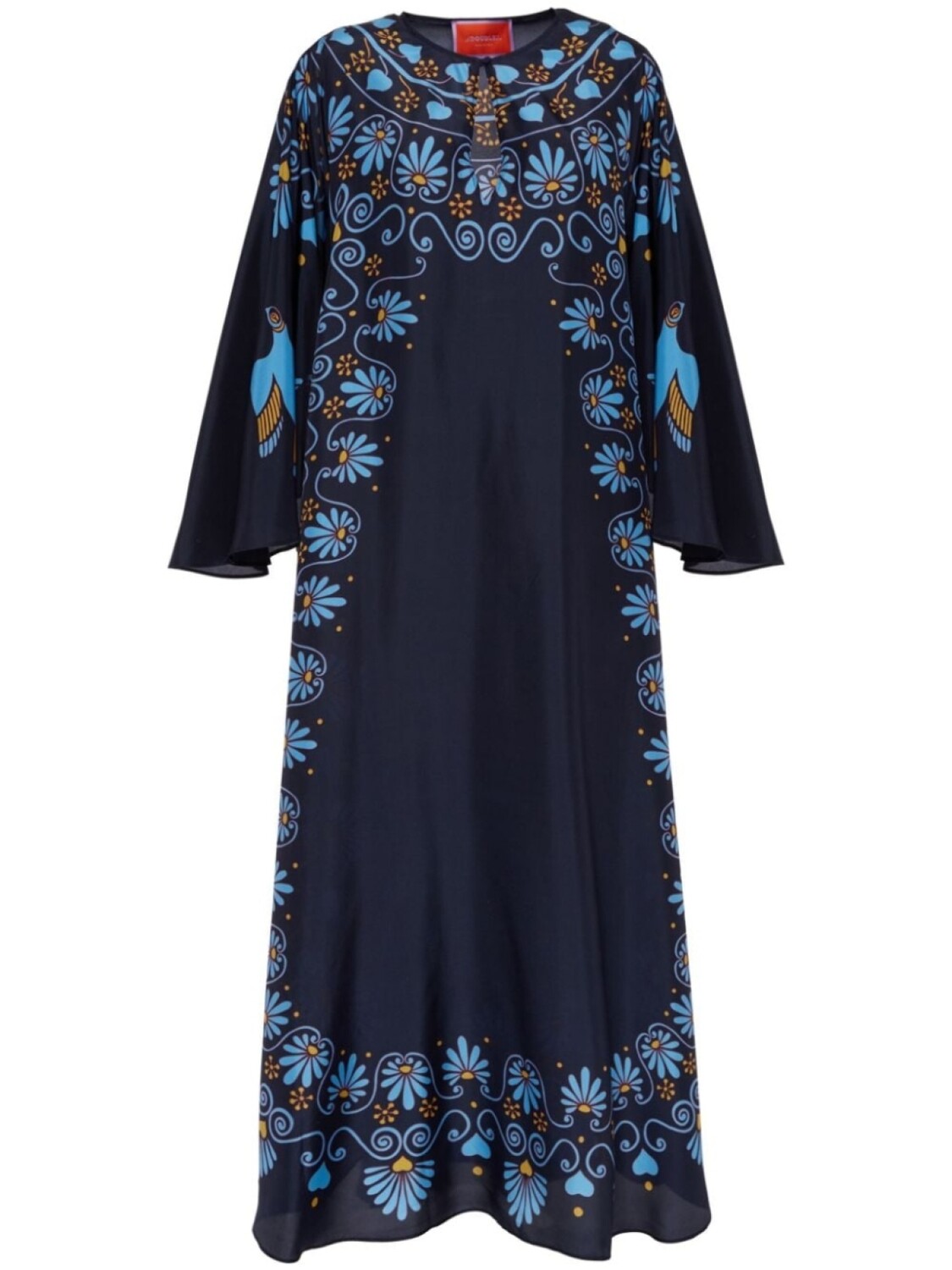 La DoubleJ шелковый кафтан с геометричным принтом, синий
La DoubleJ шелковый кафтан с геометричным принтом, синий