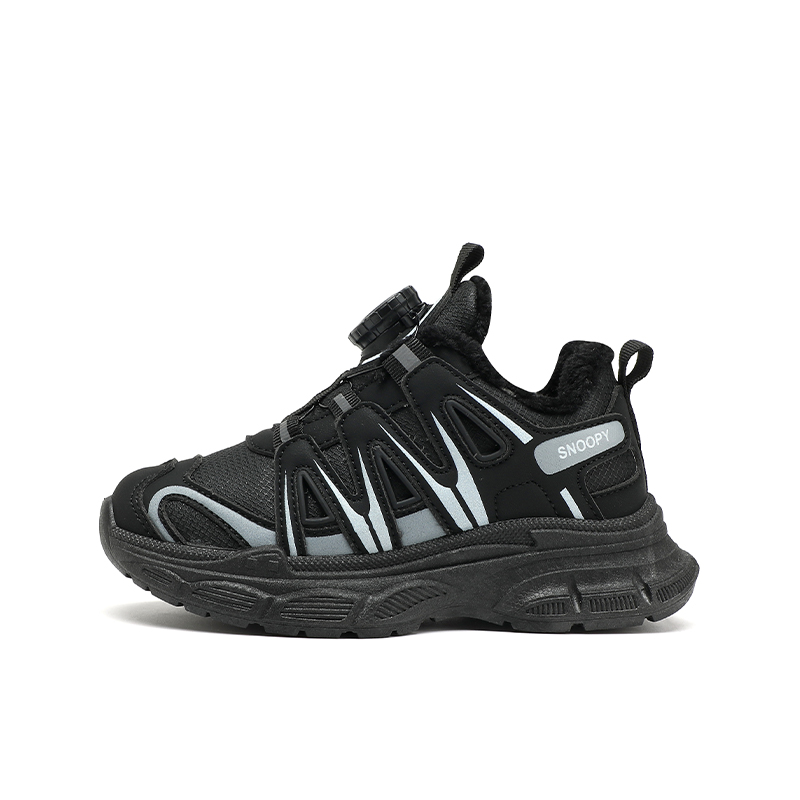 Нескользящие теплые детские кроссовки для бега SNOOPY, черный
Нескользящие теплые детские кроссовки для бега SNOOPY, черный