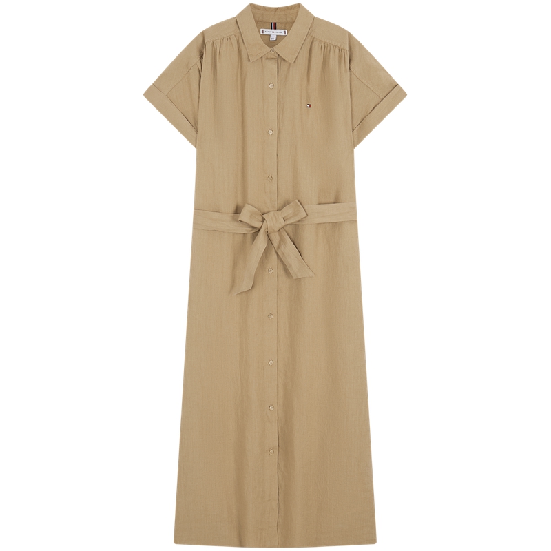 Женское платье с коротким рукавом Tommy Hilfiger, хаки
Женское платье с коротким рукавом Tommy Hilfiger, хаки