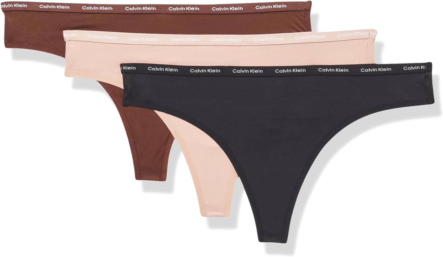 Женские трусики-стринги Calvin Klein Luxe Comfort Micro Stretch, 3 пары, Black / Umber / Cedar
Женские трусики-стринги Calvin Klein Luxe Comfort Micro Stretch, 3 пары, Black / Umber / Cedar