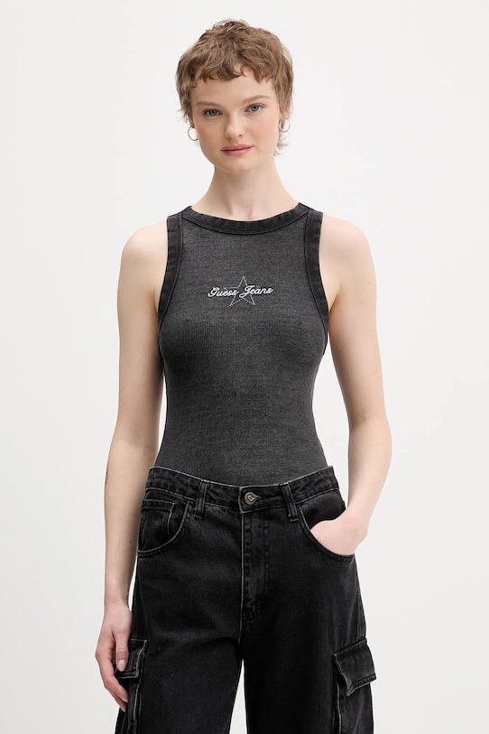Топ Guess Jeans, черный
Топ Guess Jeans, черный