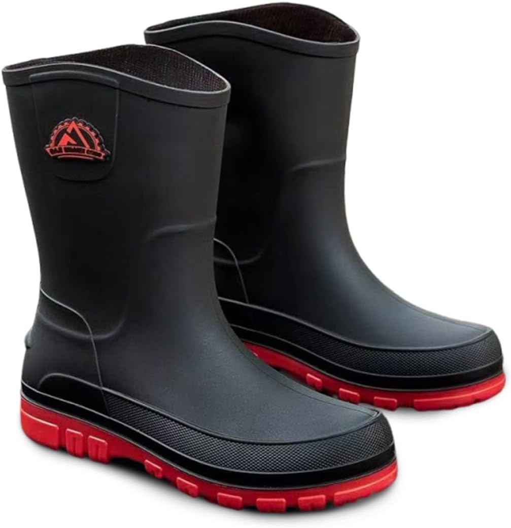 Водонепроницаемые резиновые сапоги lefunnix для мужчин, дышащие резиновые сапоги средней высоты, легкие нескользящие сапоги для рыбалки и активного отдыха, красный
Водонепроницаемые резиновые сапоги lefunnix для мужчин, дышащие резиновые сапоги средней высоты, легкие нескользящие сапоги для рыбалки и активного отдыха, красный