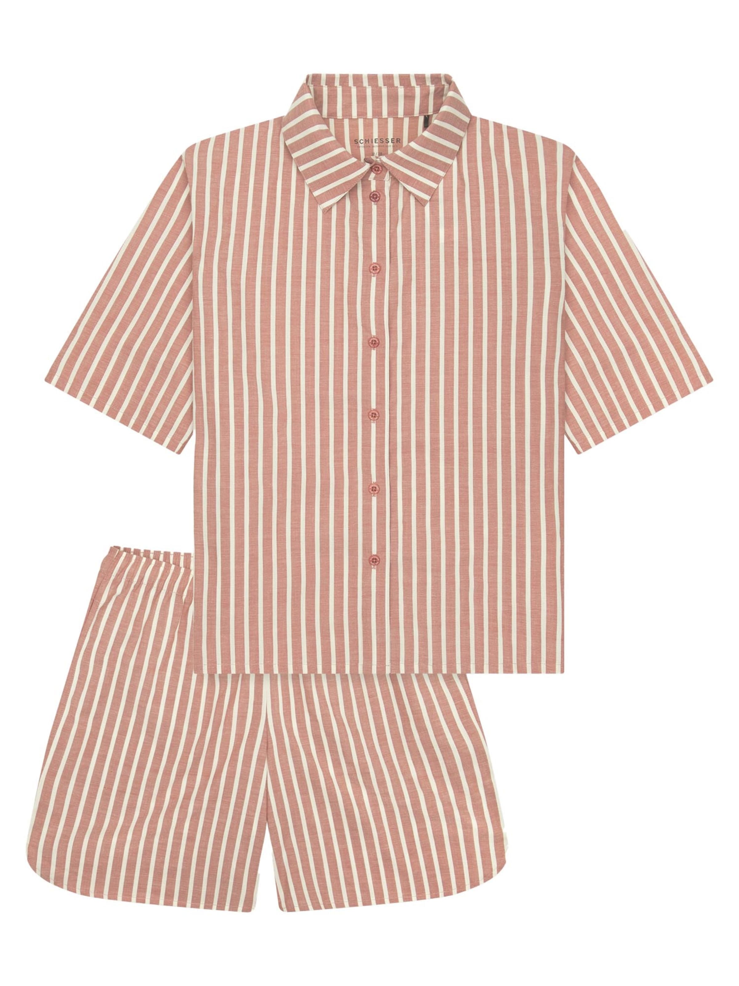 SCHIESSER Пижама 'Selected Premium' в цветах красный, оранжево-красный, белый
SCHIESSER Пижама 'Selected Premium' в цветах красный, оранжево-красный, белый