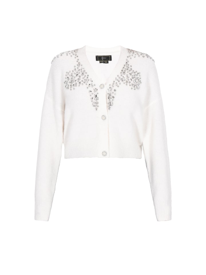 Женский кардиган цвета слоновая кость faina
Женский кардиган цвета слоновая кость faina