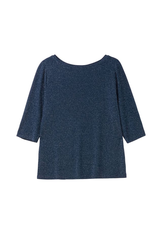 Рубашка с рукавами 3/4 блестящей пряжей и вырезом-лодочкой Sheego, цвет saphir
Рубашка с рукавами 3/4 блестящей пряжей и вырезом-лодочкой Sheego, цвет saphir