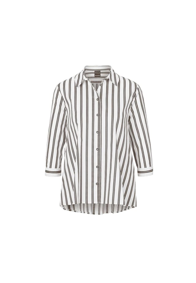 Короткий размер: простая хлопковая блузка с рукавами 3/4. Goldner, мультиколор
Короткий размер: простая хлопковая блузка с рукавами 3/4. Goldner, мультиколор