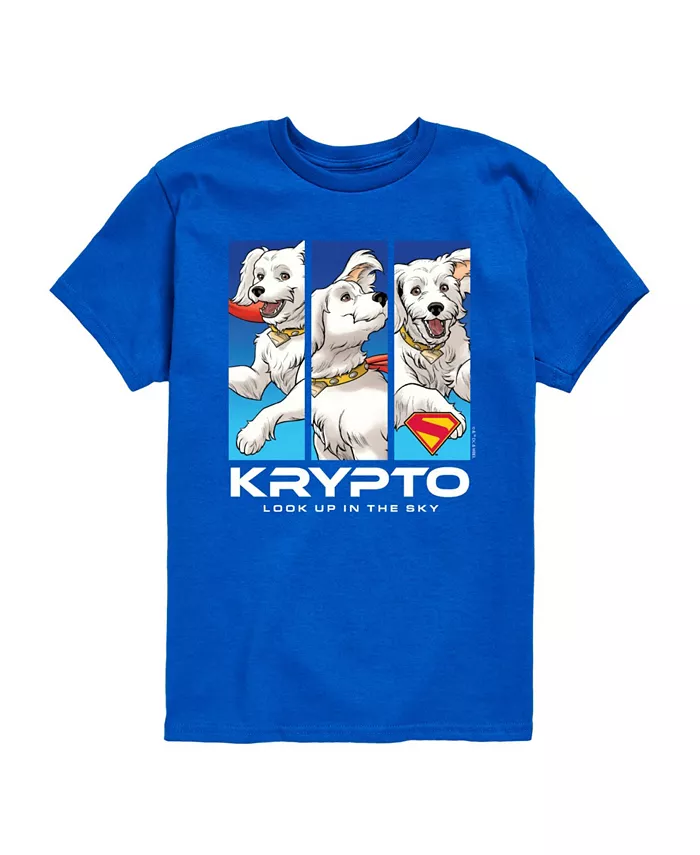 Футболка с принтом комиксов «Krypto Superdog» от Big Boys Hybrid, синий 
Футболка с принтом комиксов «Krypto Superdog» от Big Boys Hybrid, синий