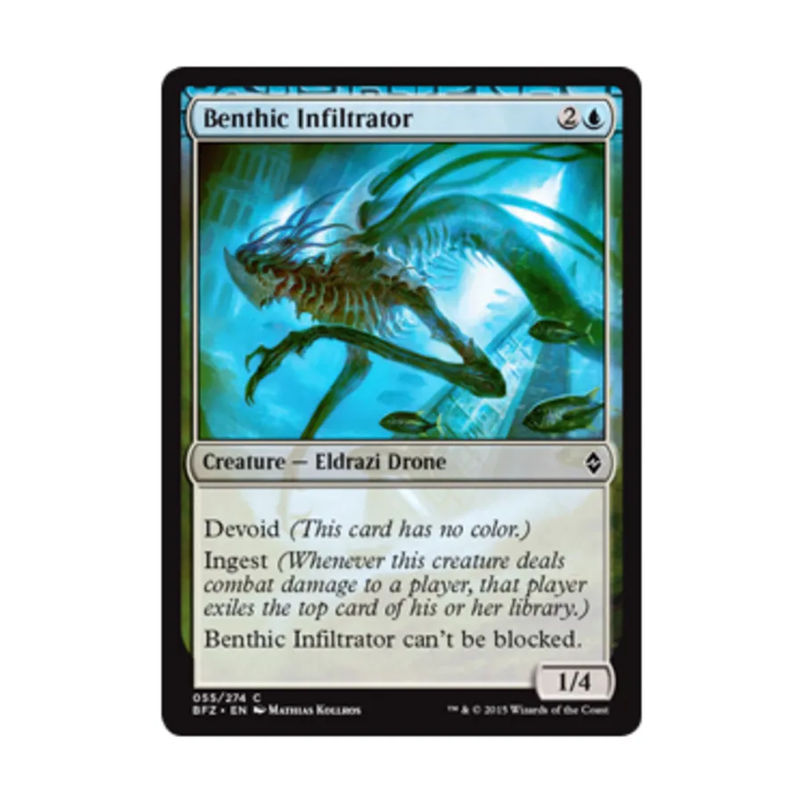 CCG Бентический инфильтратор (C), MTG - Battle for Zendikar
CCG Бентический инфильтратор (C), MTG - Battle for Zendikar