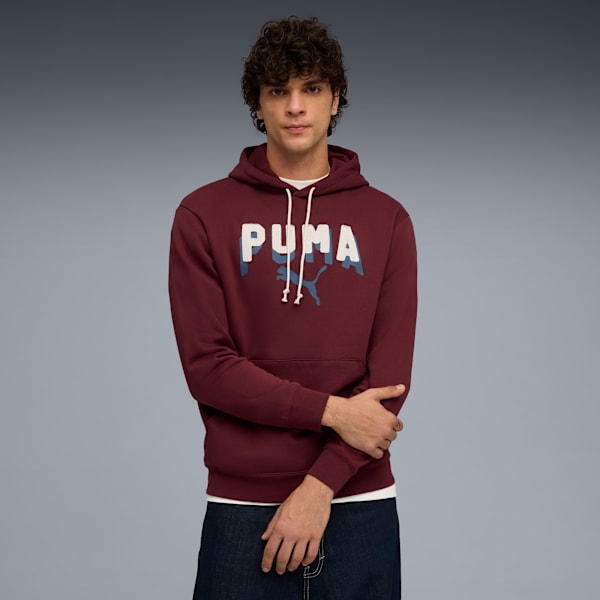 Мужская флисовая толстовка с капюшоном Puma Essentials Double Up, красный
Мужская флисовая толстовка с капюшоном Puma Essentials Double Up, красный