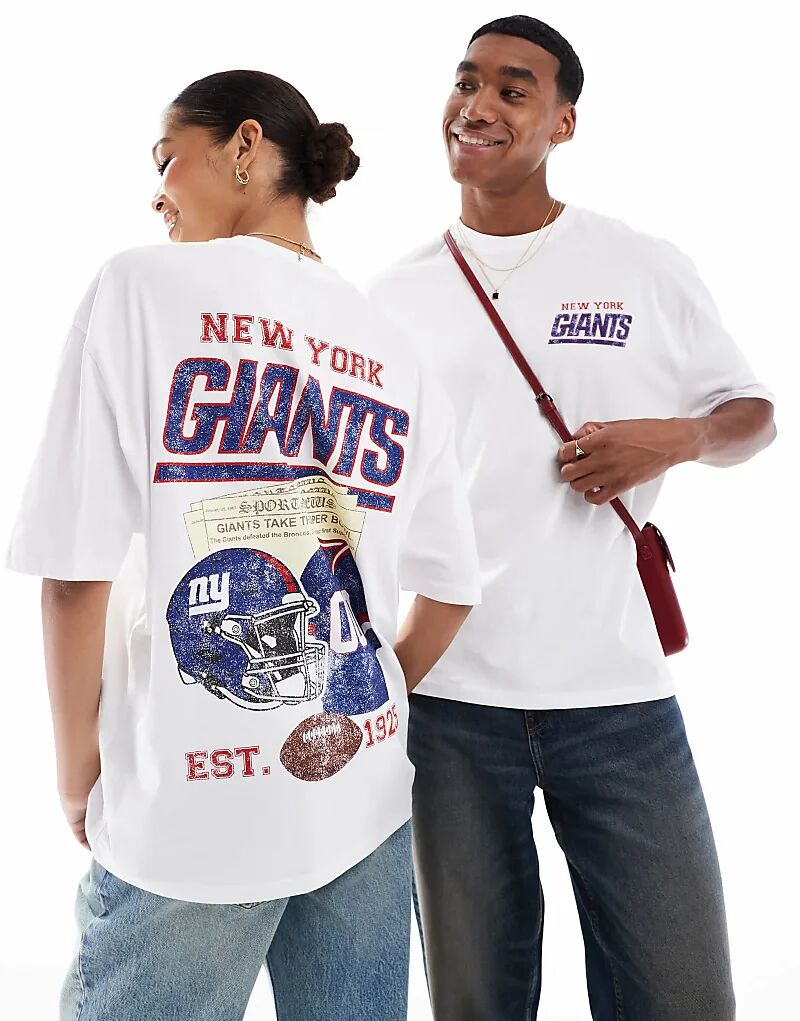 Футболка ASOS DESIGN свободного кроя белого цвета с лицензионным графическим принтом NFL New York Giants
Футболка ASOS DESIGN свободного кроя белого цвета с лицензионным графическим принтом NFL New York Giants